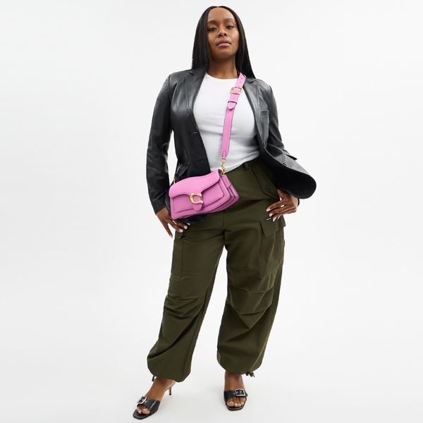Bolsa Twisted Tabby Shoulder Coach Rosa - coach