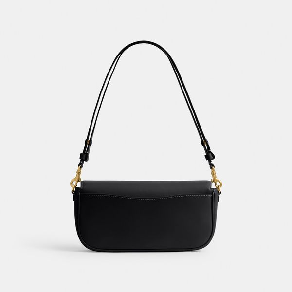 Bolsa Brook Flap Chain Coach Preto - coach