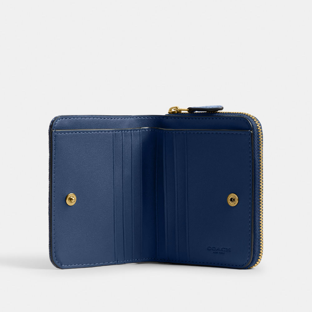Carteira Essential Billfold Denim Coach Azul - coach