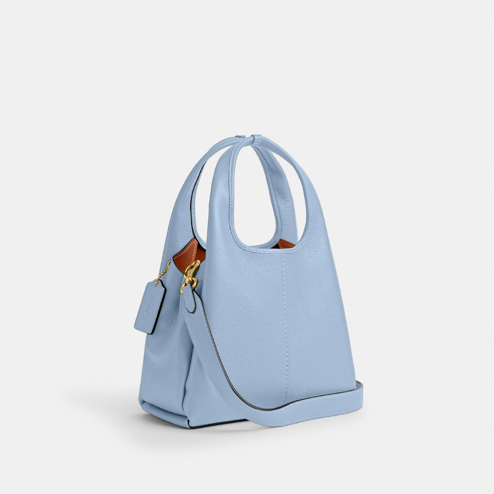 Bolsa Lana Shoulder 23 Coach Azul - coach