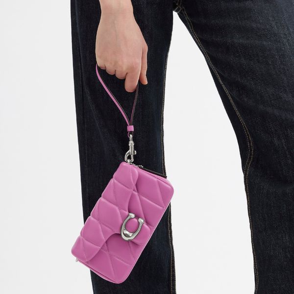 Bolsa Tabby Wristlet With Pillow Quilting Coach Rosa - coach