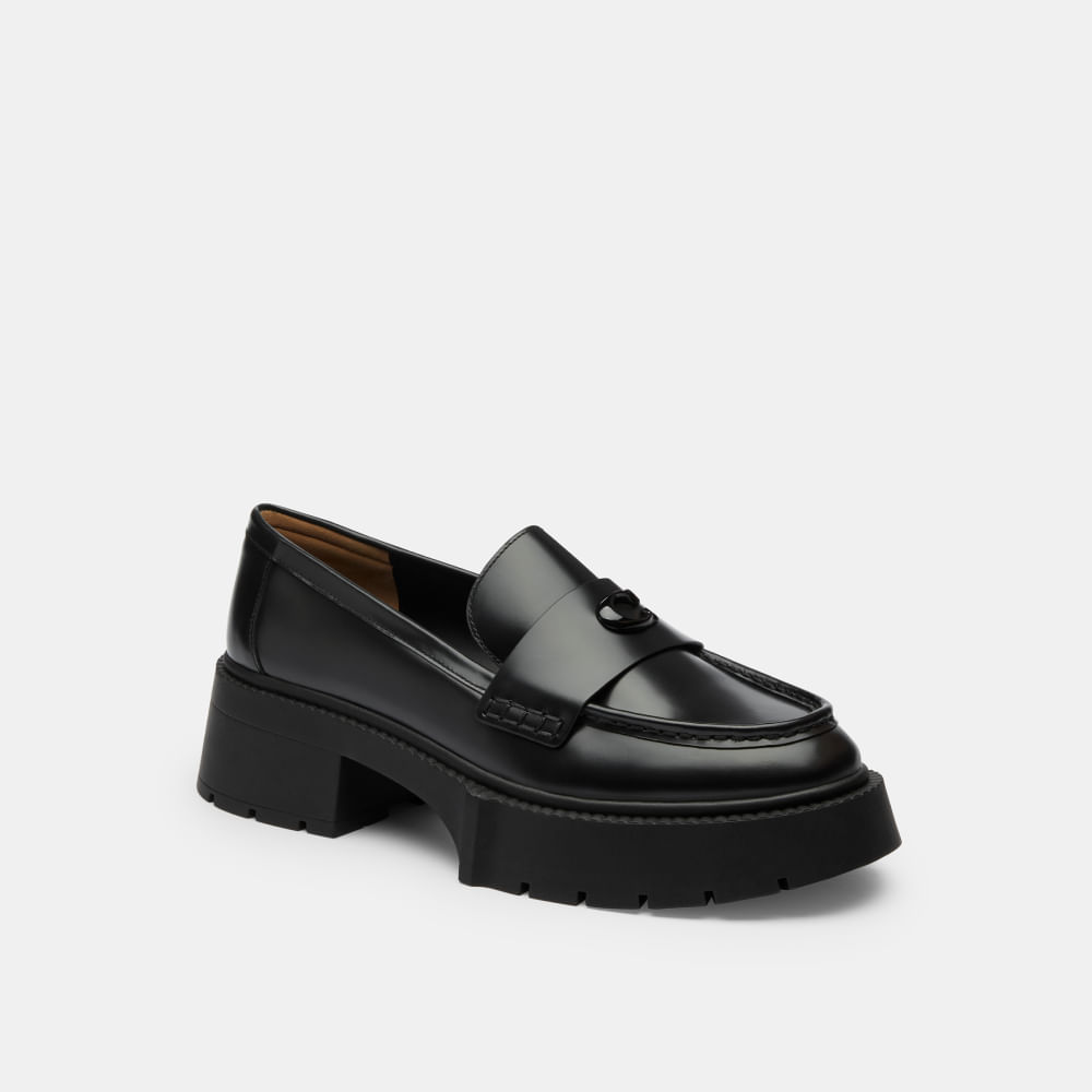 Mocassim Leah Platform Coach Preto - coach
