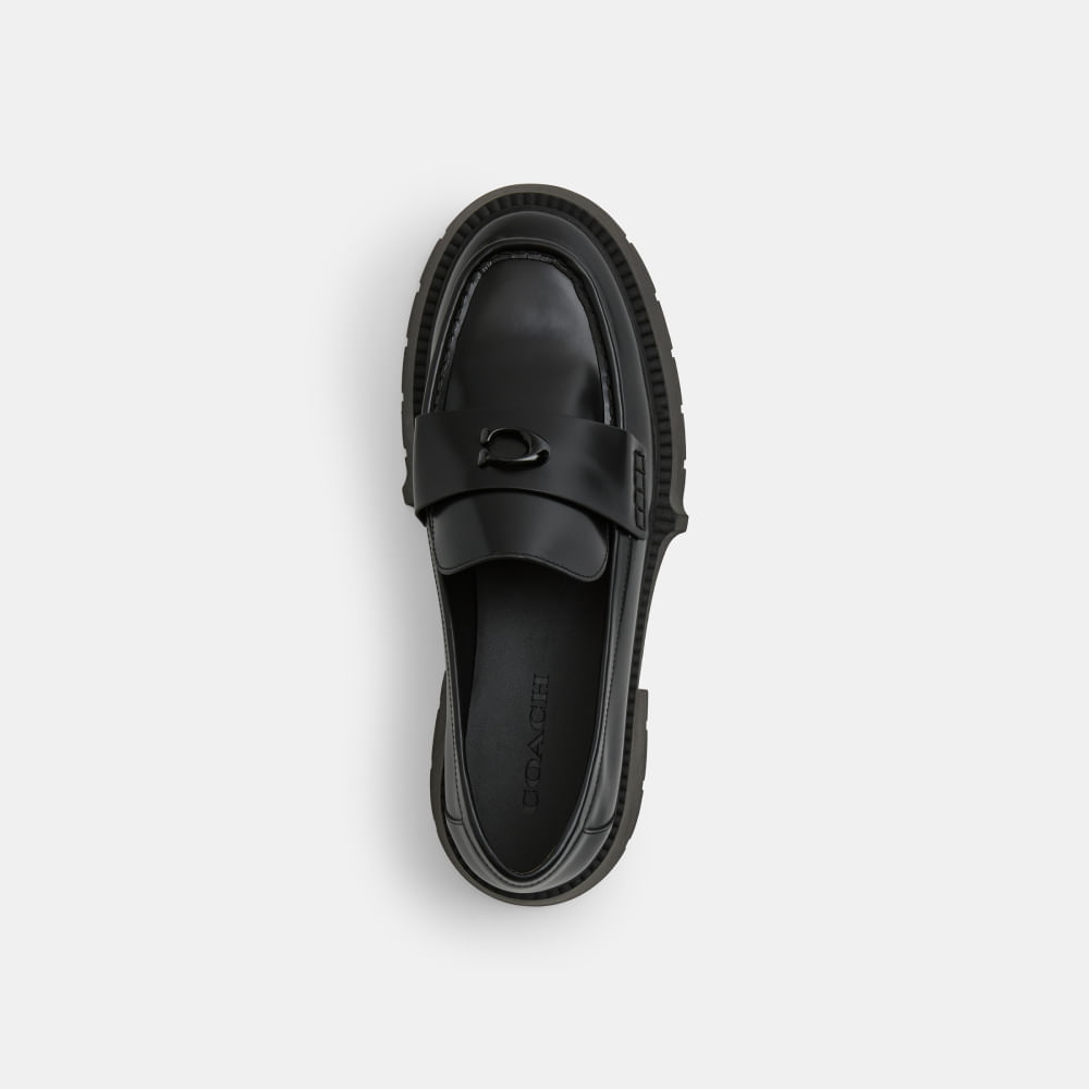 Mocassim Leah Platform Coach Preto - coach