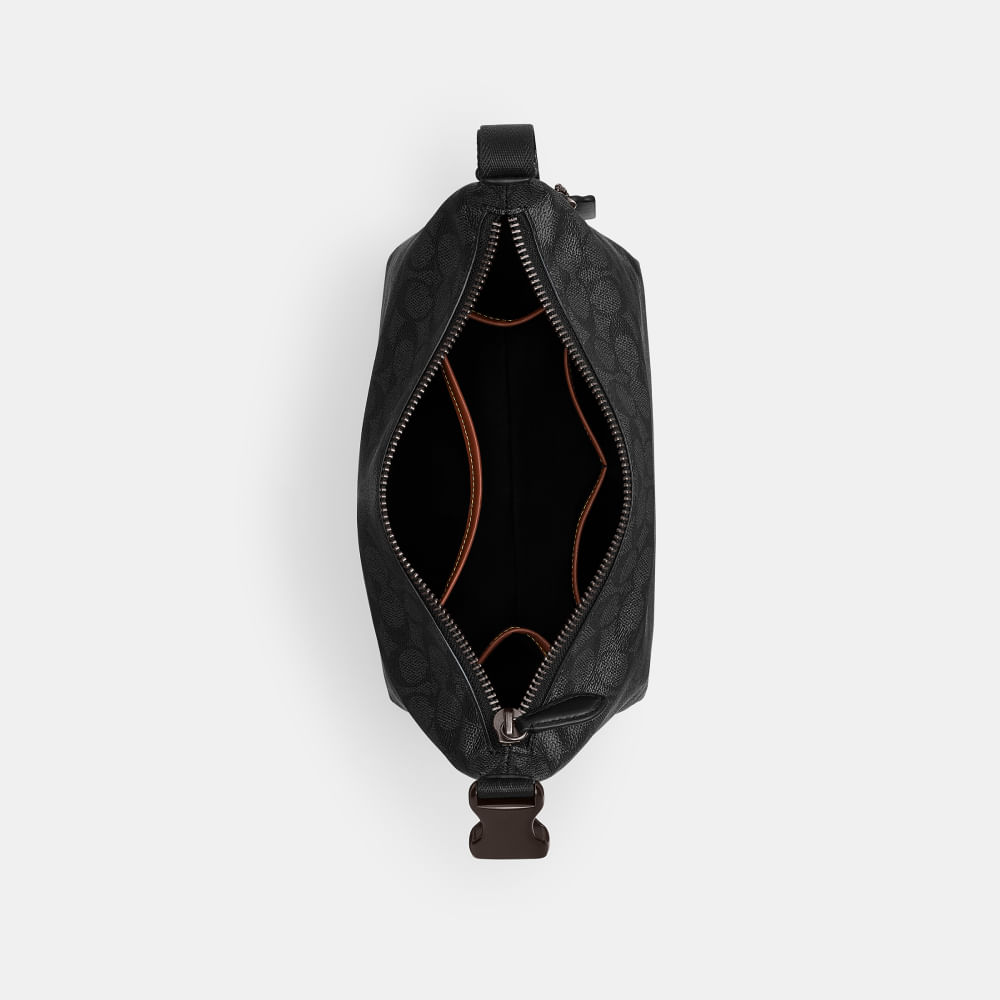 Bolsa Travel Kit With Speedclip Signature Coach Cinza - coach Bolsa Travel Kit With Speedclip Signature Coach Cinza - coach