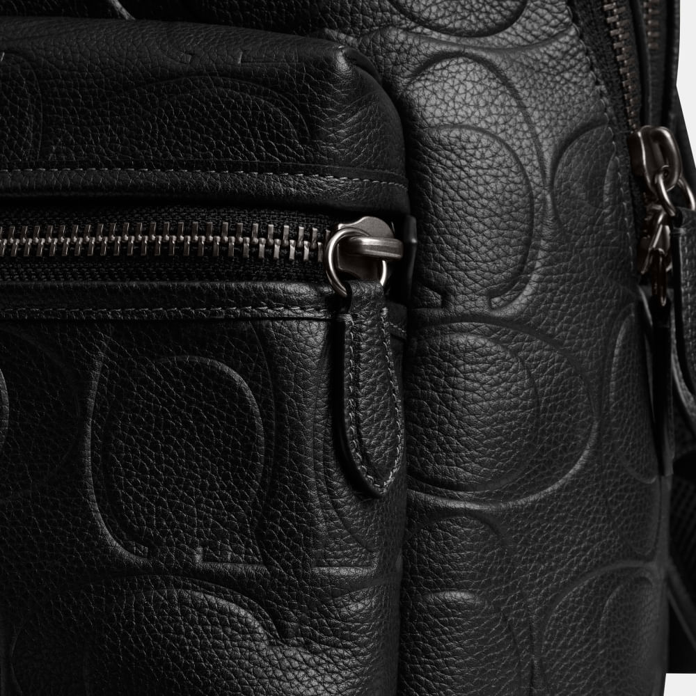 Mochila Charter Maxi Signature Coach Preto - coach