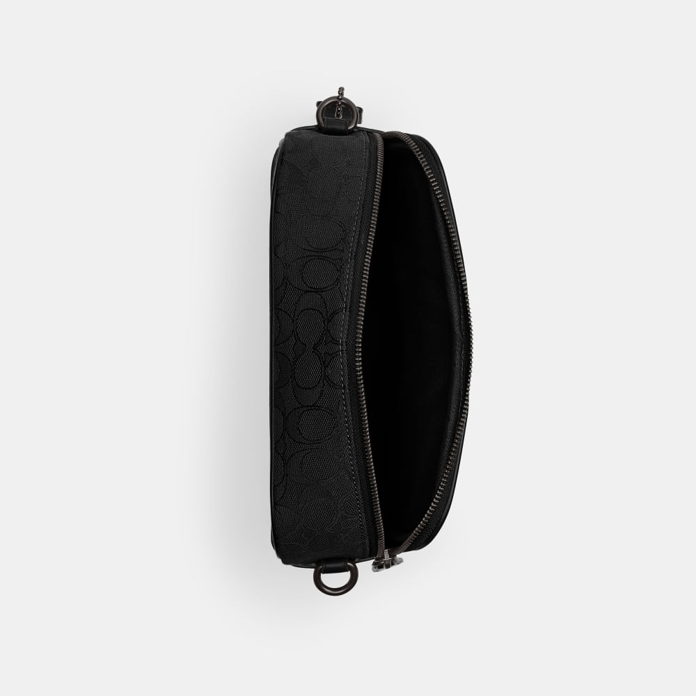 バッグ Coach accessory pouch handbag signature COACH Signature Accessory Pouch Handbag 【公式通販】
