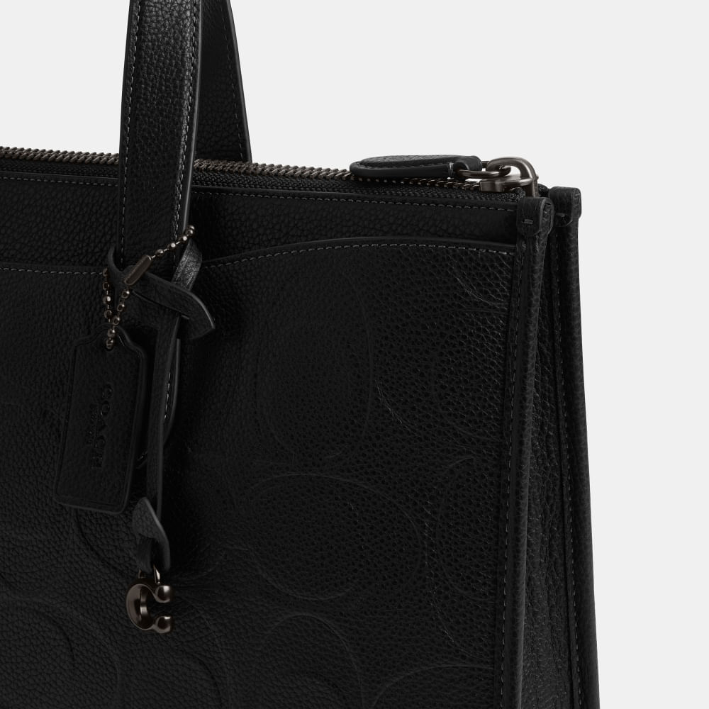 ✨希少✨ オールドコーチ 5296 ビジネスバッグ グラブタンレザー ブラック Pasta Isaac Workbag Maxi Signature Coach Preto - coach