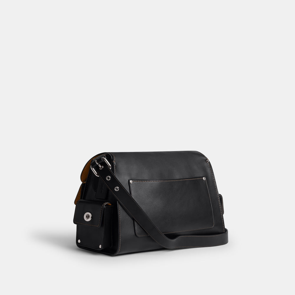 Bolsa Cargo Tabby 36 Coach Preto - coach