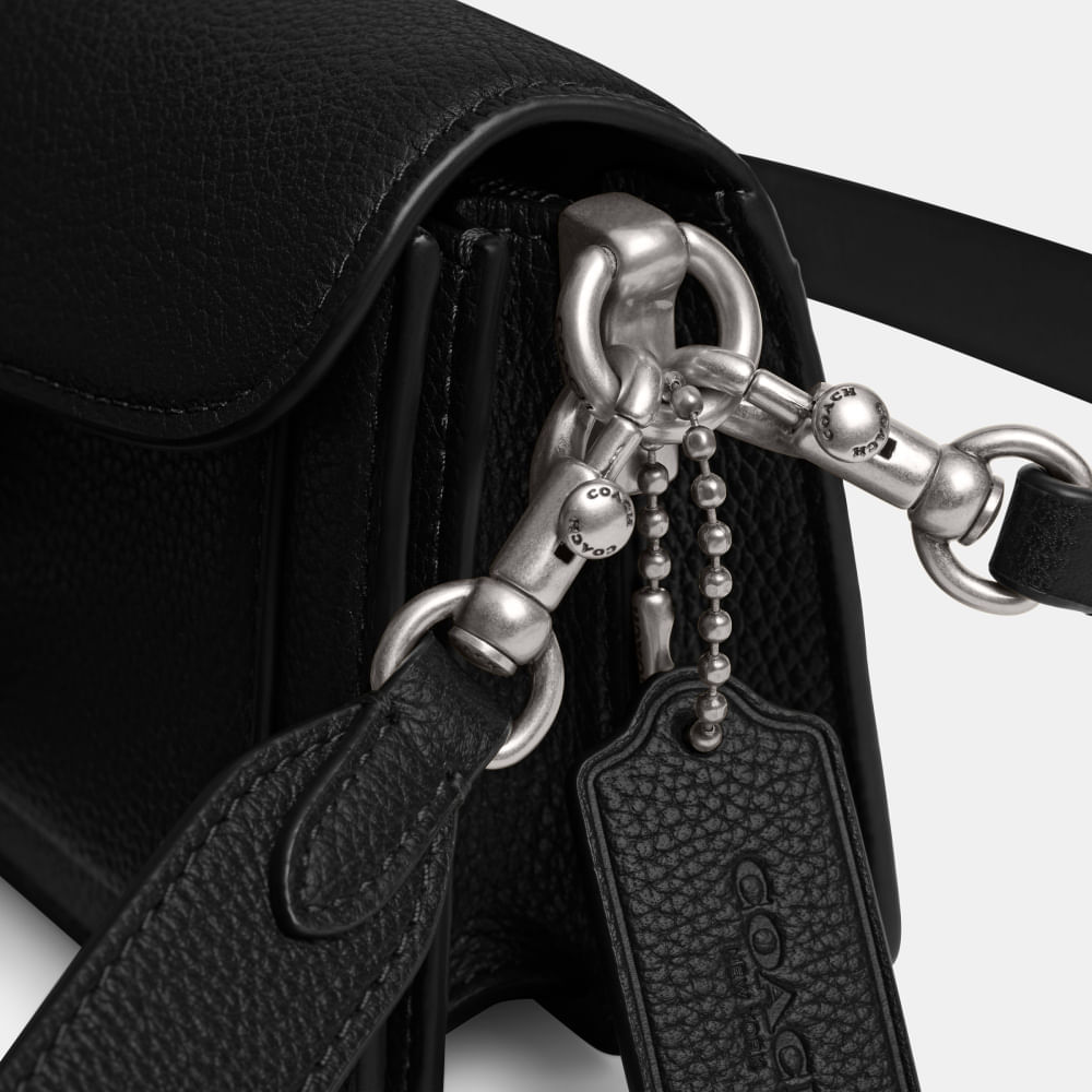 Bolsa Tabby Shoulder 20 Coach Preto - coach