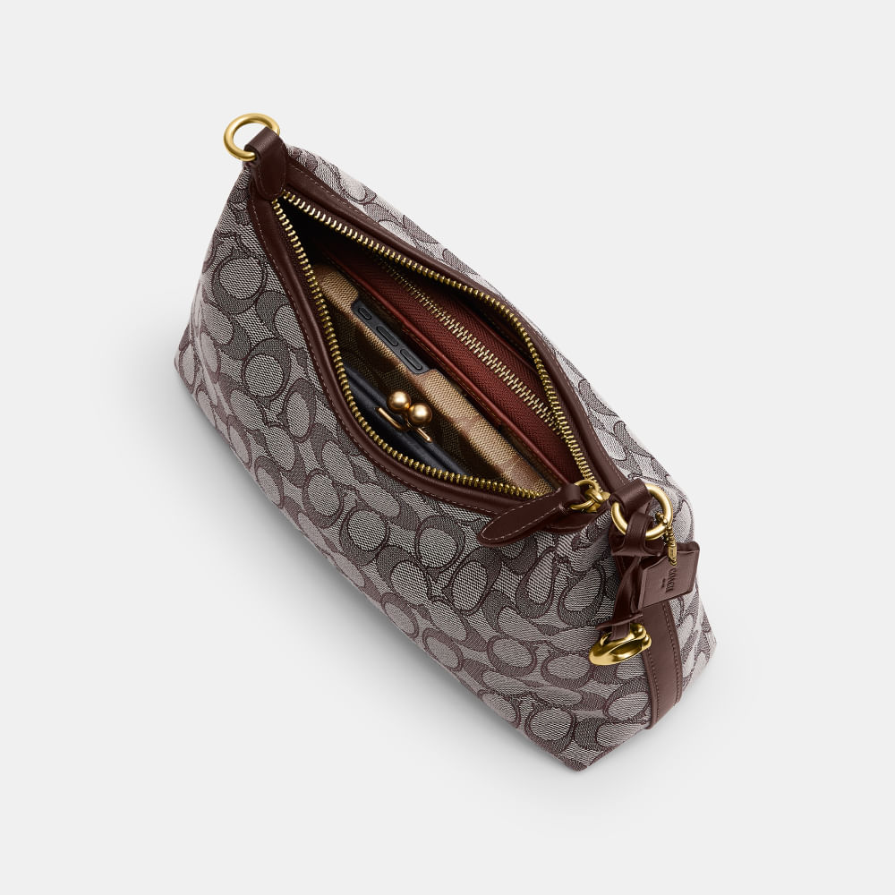 Srijal Basnet様COACHシグネチャー ヒューストン スリング Bolsa Juliet Shoulder Signature Jacquard Coach - coach