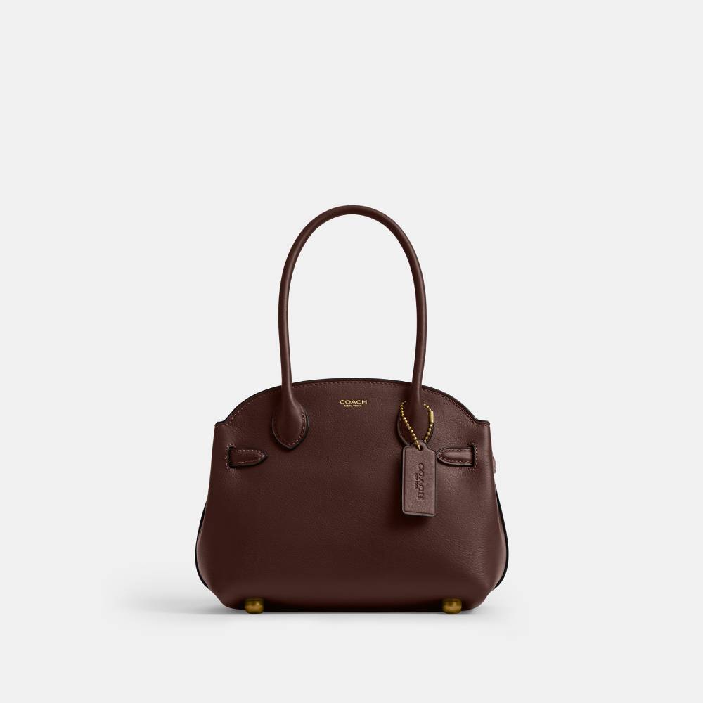 Bolsa Soft Empire Carryall 21 Coach Marrom Escuro - coach