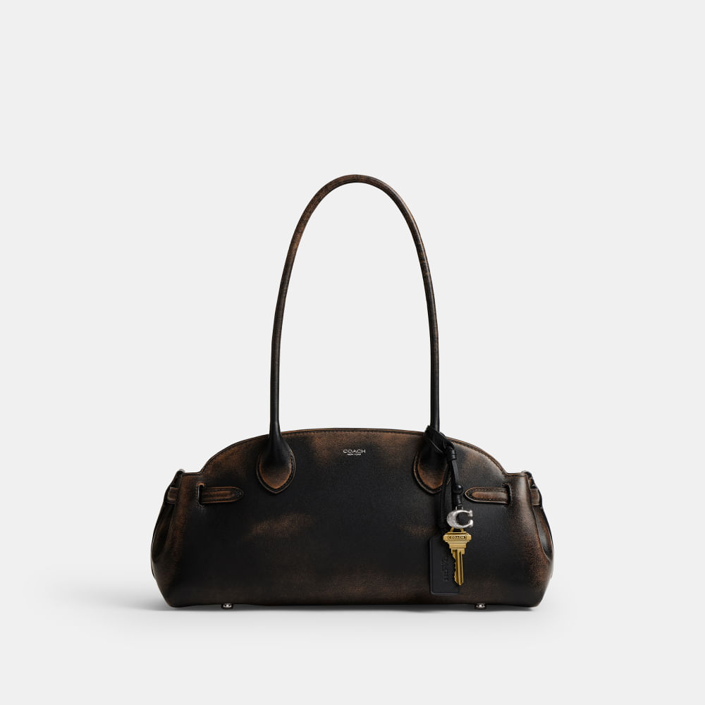 Bolsa Empire Carryall 34 Loved Leather Coach - coach