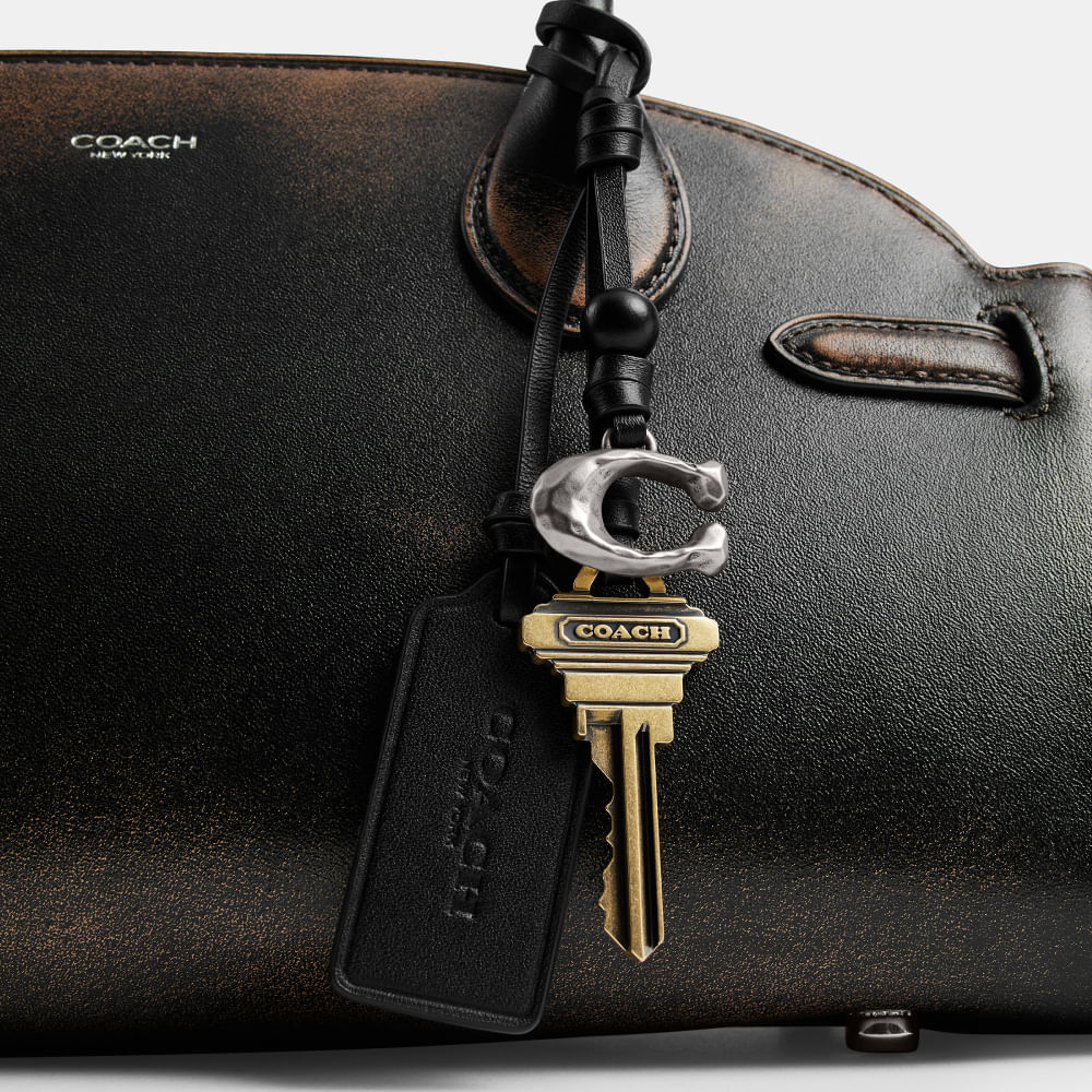 Bolsa Empire Carryall 34 Loved Leather Coach - coach