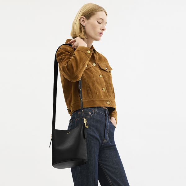 Bolsa Bleecker Bucket 21 Coach Preto - coach