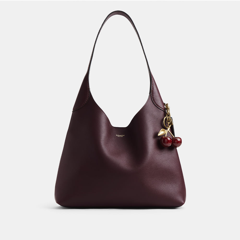 Bolsa Brooklyn Shoulder 34 Coach Vinho - coach