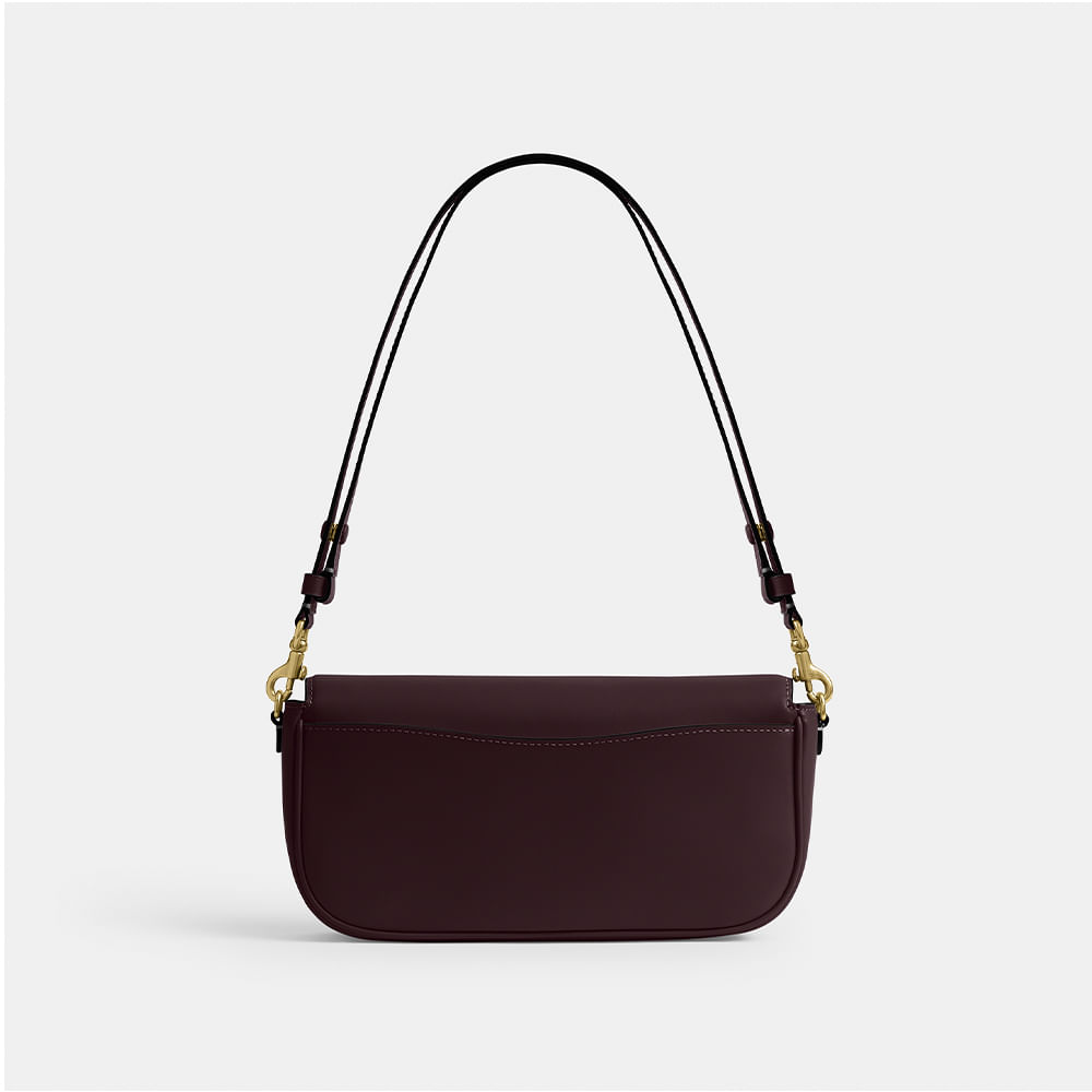 Bolsa Brook Flap Chain Coach Vinho - coach