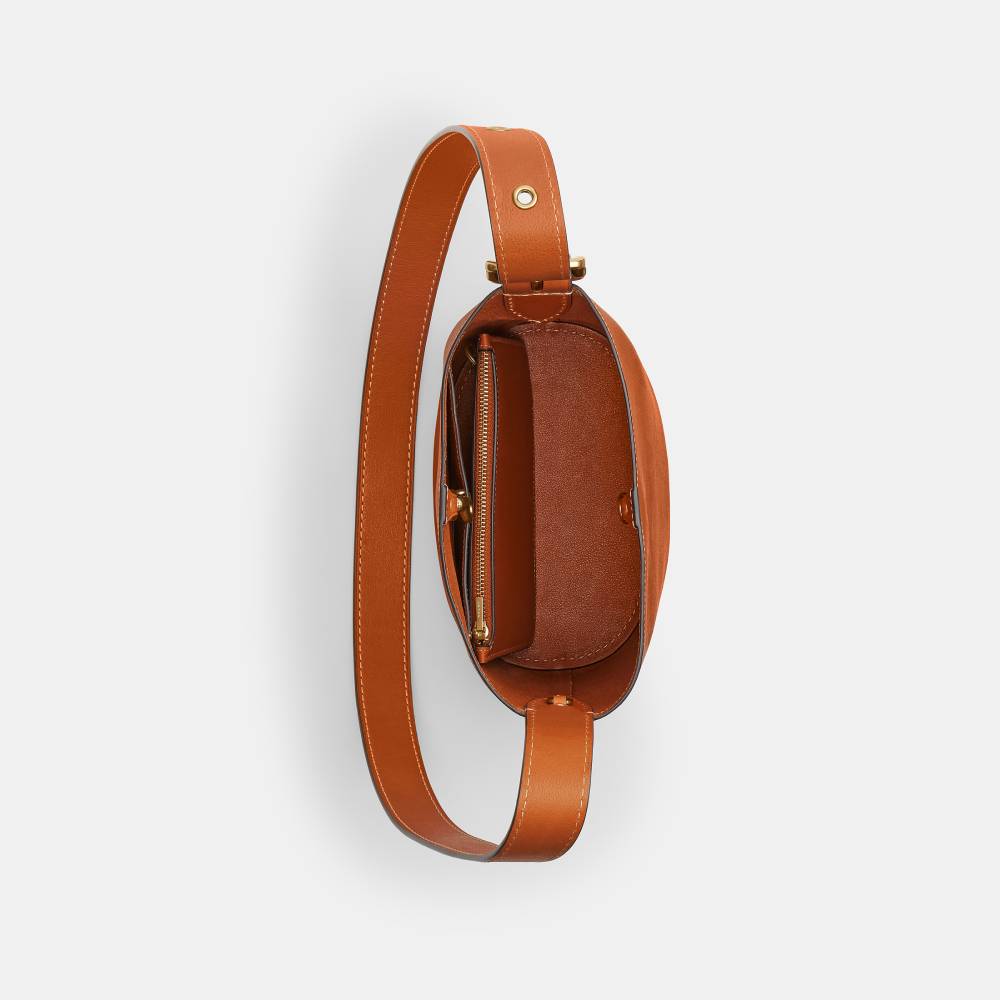 Bolsa Bleecker Bucket 21 Coach Laranja - coach