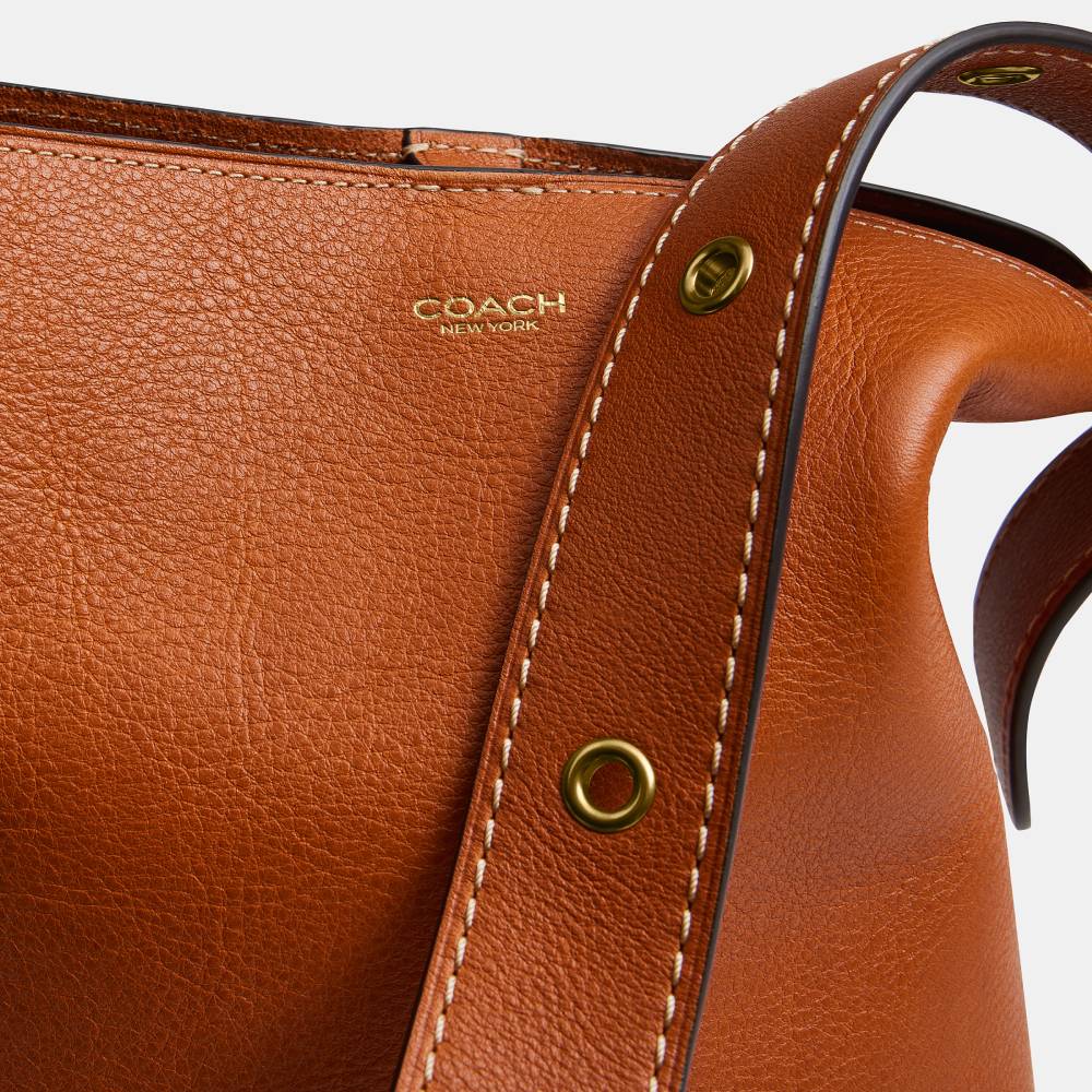 バッグ COACH Bleecker Leather Commuter NWT Coach Bleecker Urban Commuter Colorblock Leather Brass Black