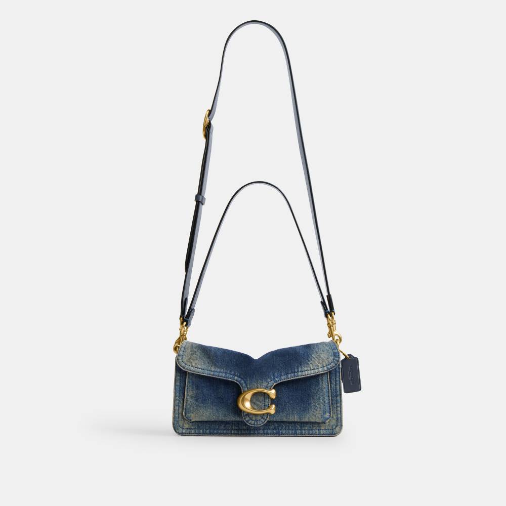 Bolsa Tabby Shoulder 26 Loved Denim Coach Azul - coach