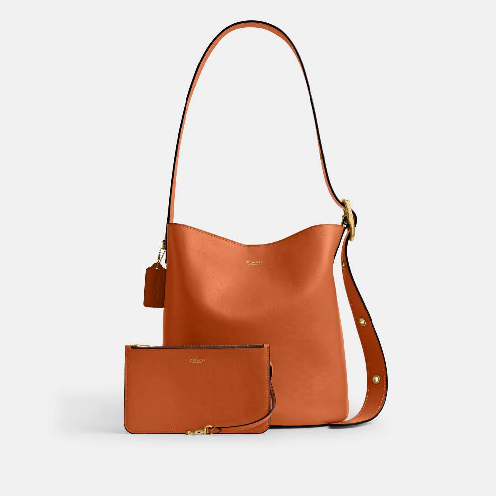 Bolsa Bleecker Bucket Coach Laranja - coach