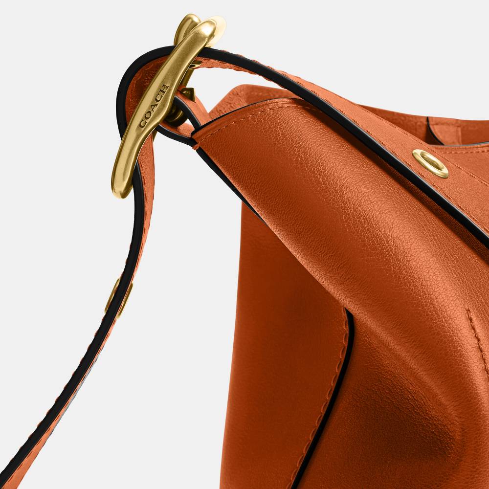 Bolsa Bleecker Bucket Coach Laranja - coach