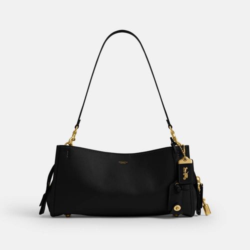 COACH Rogueミニハンドバッグ Bolsa Rogue 34 Coach Marrom Escuro - coach