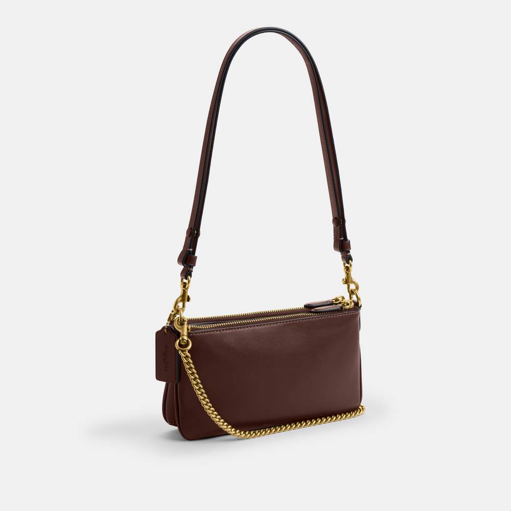 Bolsa Audrey Crossbody Coach Marrom Escuro - coach