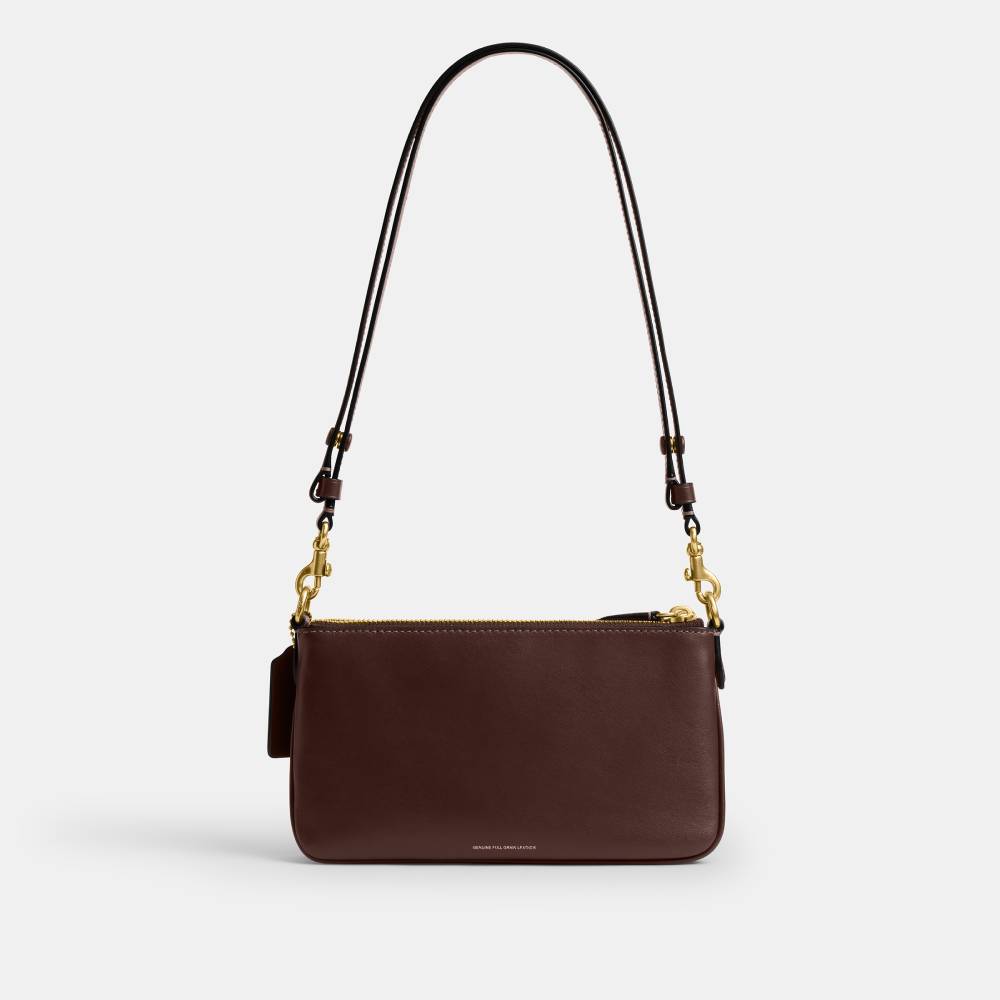 Bolsa Audrey Crossbody Coach Marrom Escuro - coach